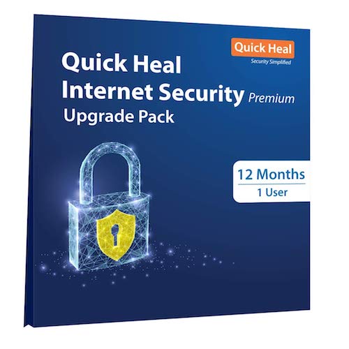 QUICK HEAL UPGRADE INTERNET
1 USER  1 YEAR