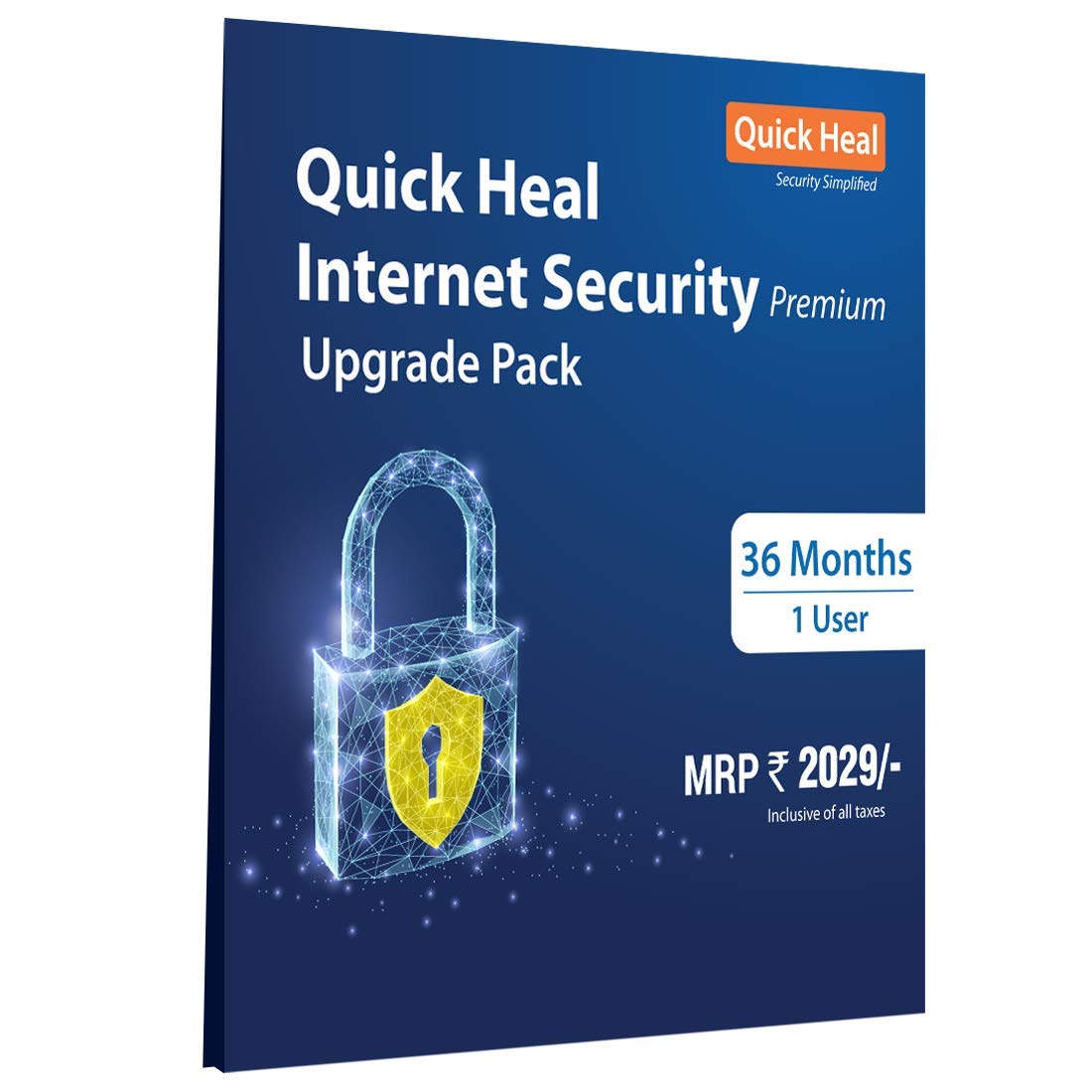 QUICK HEAL UPGRADE INTERNET
1 USER 3 YEARS