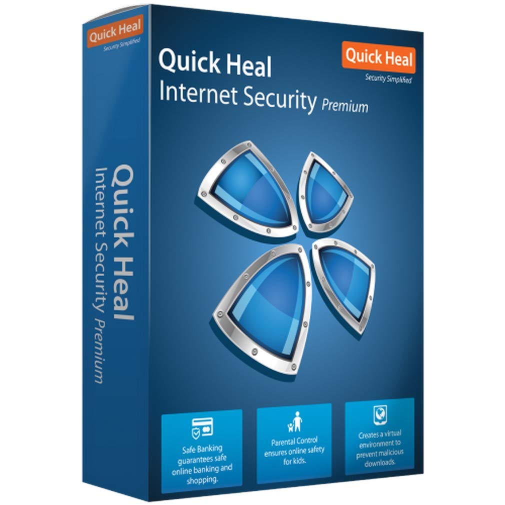 QUICK HEAL INTERNET SECURITY 
1 USER 3 YEARS