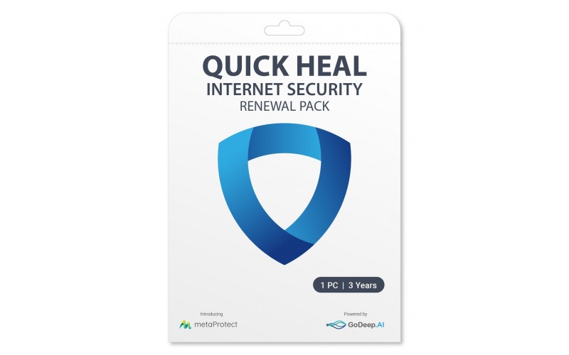 Quick Heal Internet Security Upgrade (Renewal)
1 PC 3 years