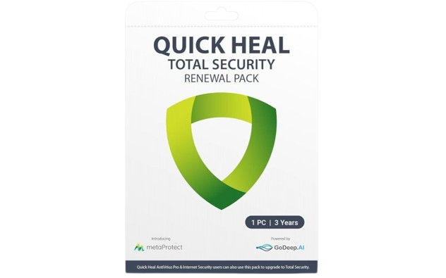 Quick Heal Total Upgrade (Renewal) 
1 PC 3 Years