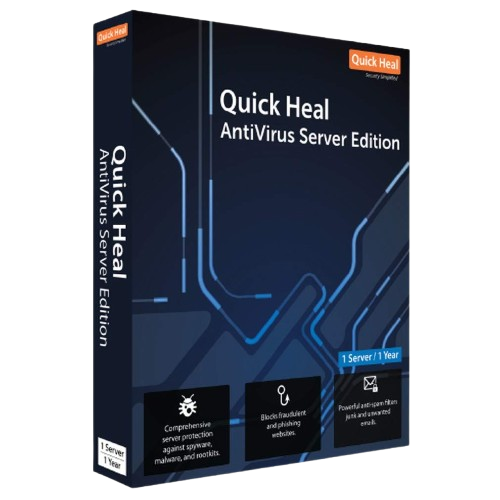Quick Heal Server Edition
 1 User 1 Year