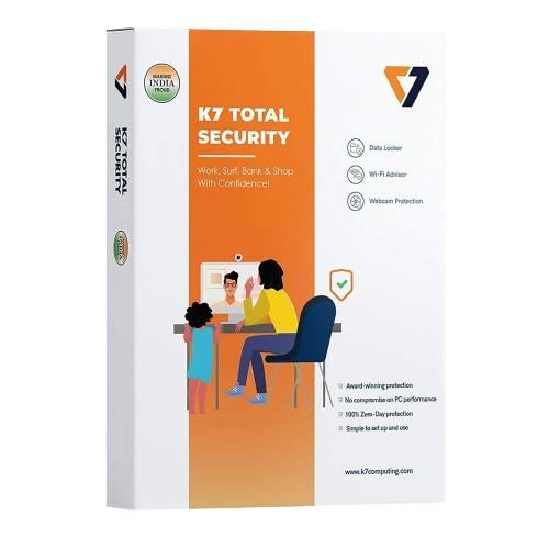 K7 Total Security
 1 User 3 Years
